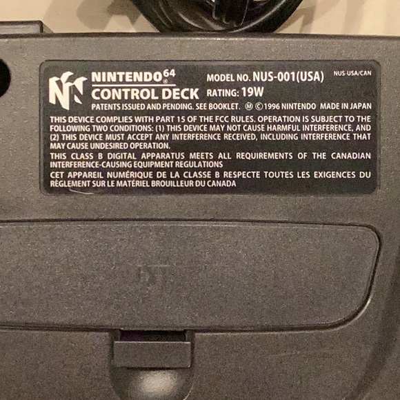 Nintendo 64 Console & 2 Controllers & Mario Kart N64 Game Authentic Original OEM - Picture 8 of 16